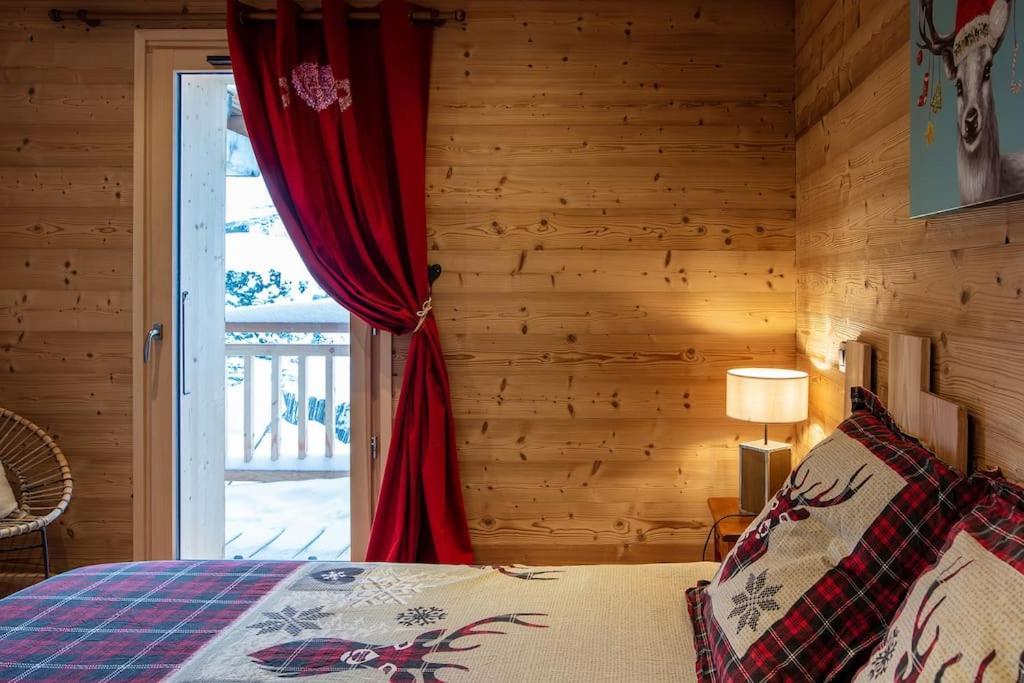 Charmant Appartement Dans Chalet, Coeur De Межев Экстерьер фото